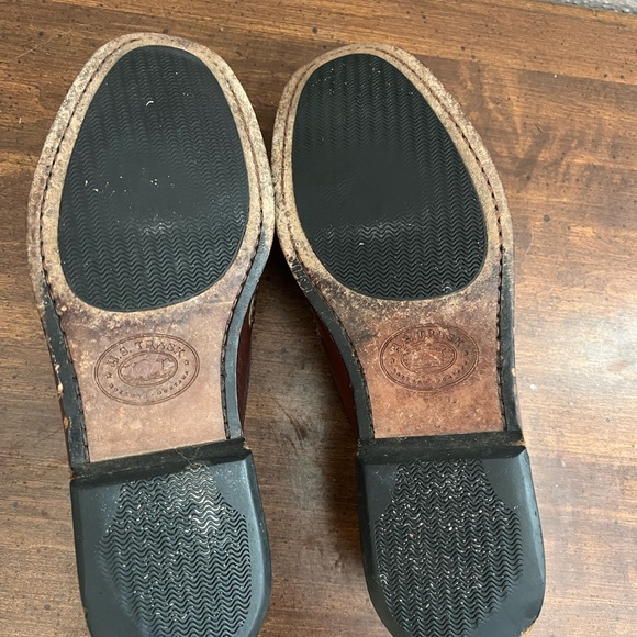 H.S. Trask H3151 Bozeman, Montana Pebbled Leather Kiltie Tassel Loafer 9M - Picture 7 of 8